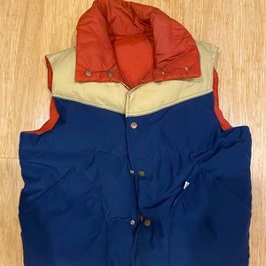 Puffy ski vest: Large, great used condition